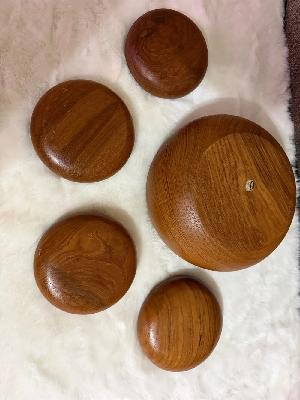 Teakwood salad bowl